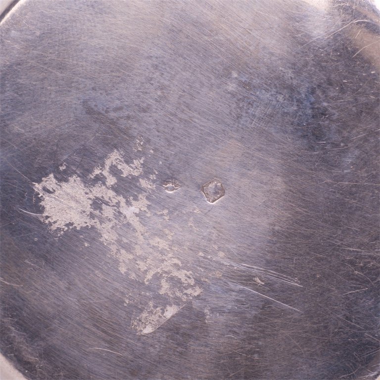 Silver strainer with stand. French. — image 7