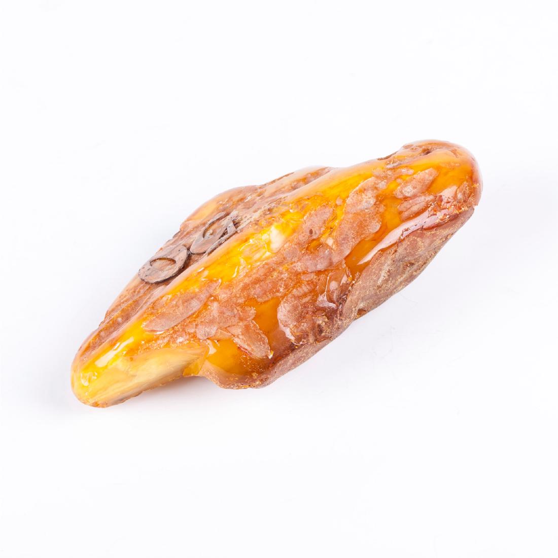 Antique Baltic amber stone — image 3