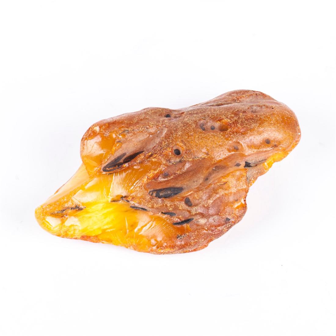Antique Baltic amber stone — image 4