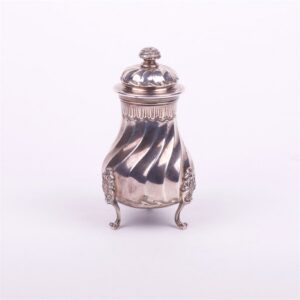French silver pepper cellar. 950 proof. — image 1