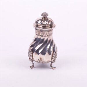 French silver pepper cellar. 950 proof. — image 2