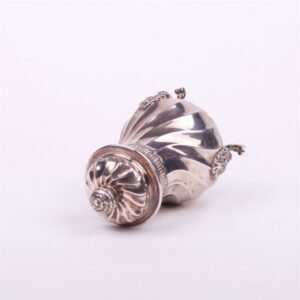 French silver pepper cellar. 950 proof. — image 3