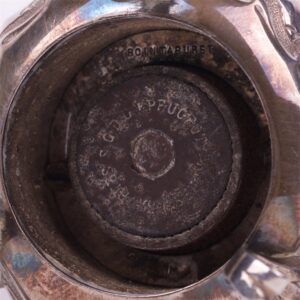 French silver pepper cellar. 950 proof. — image 5