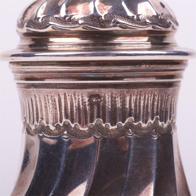 French silver pepper cellar. 950 proof. — image 6