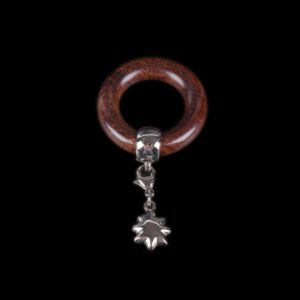 Hermes limited edition wood scarf "Star" ring. 1999 — image 1