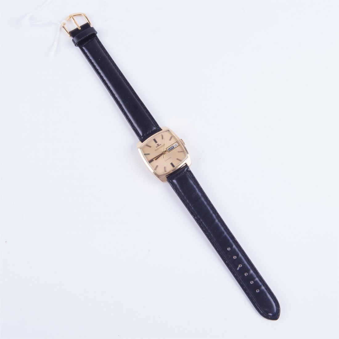 Jaeger Le Coultre rectangular automatic gold wristwatch — image 4