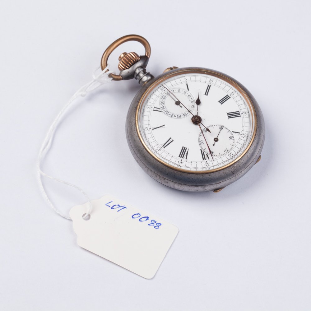 Pocket watch with second meter. — image 1