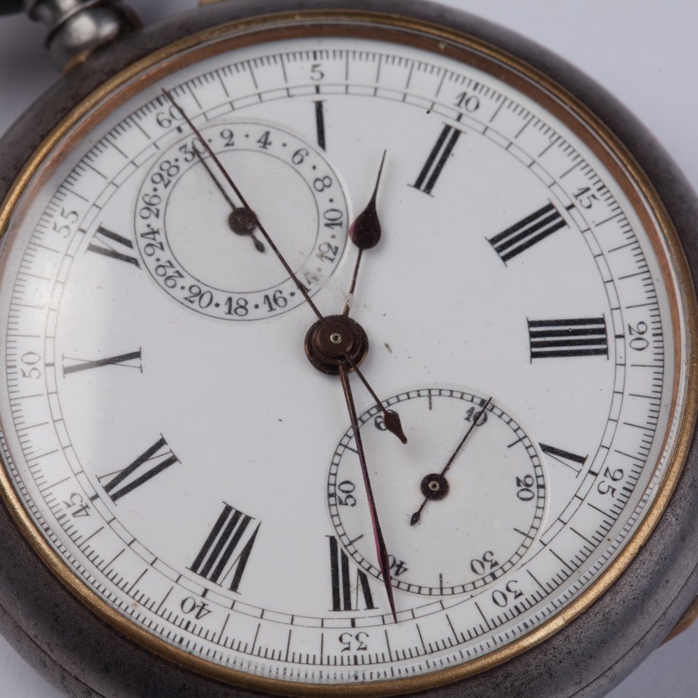 Pocket watch with second meter. — image 2
