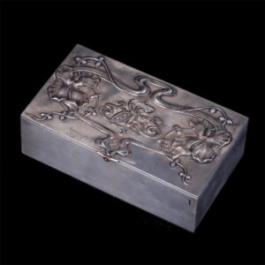 Russian silver cigar humidor granted by Jacob Natanson — image 1