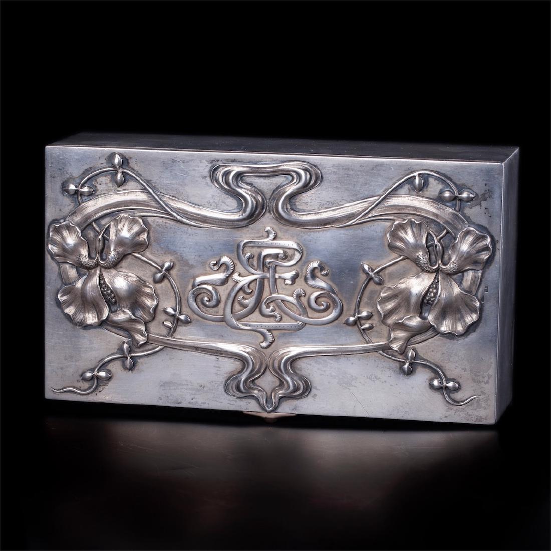 Russian silver cigar humidor granted by Jacob Natanson — image 2
