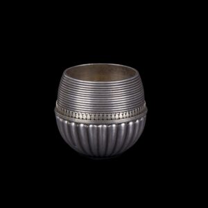 Unusual Faberge silver-gilt beaker - tumbler. — image 1