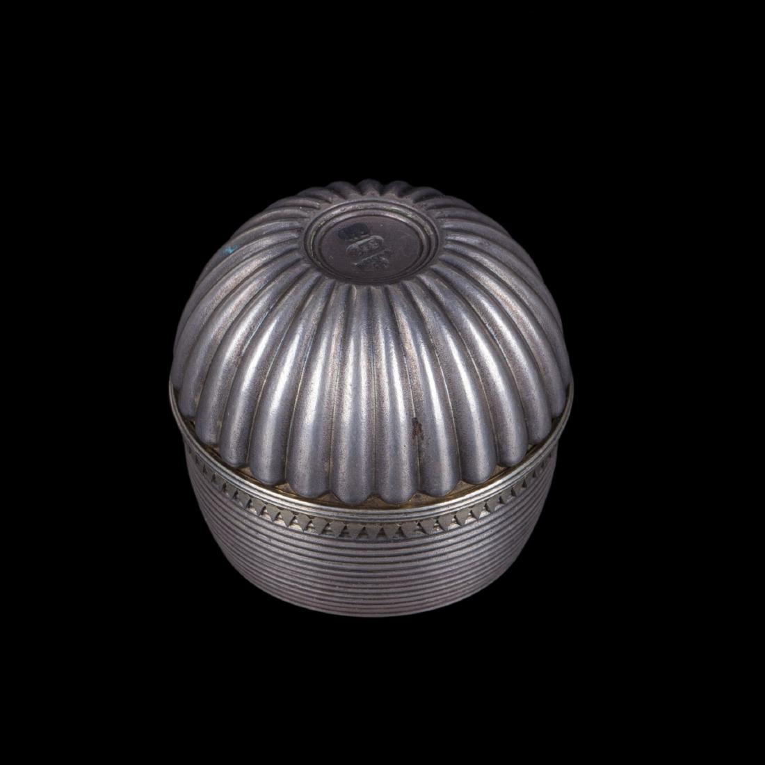 Unusual Faberge silver-gilt beaker - tumbler. — image 3