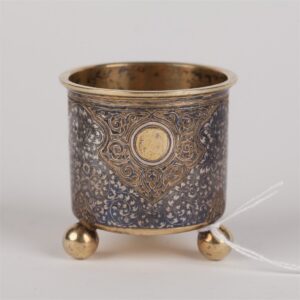 Beaker on Silver ball feet. Moscow, 1874. — image 2
