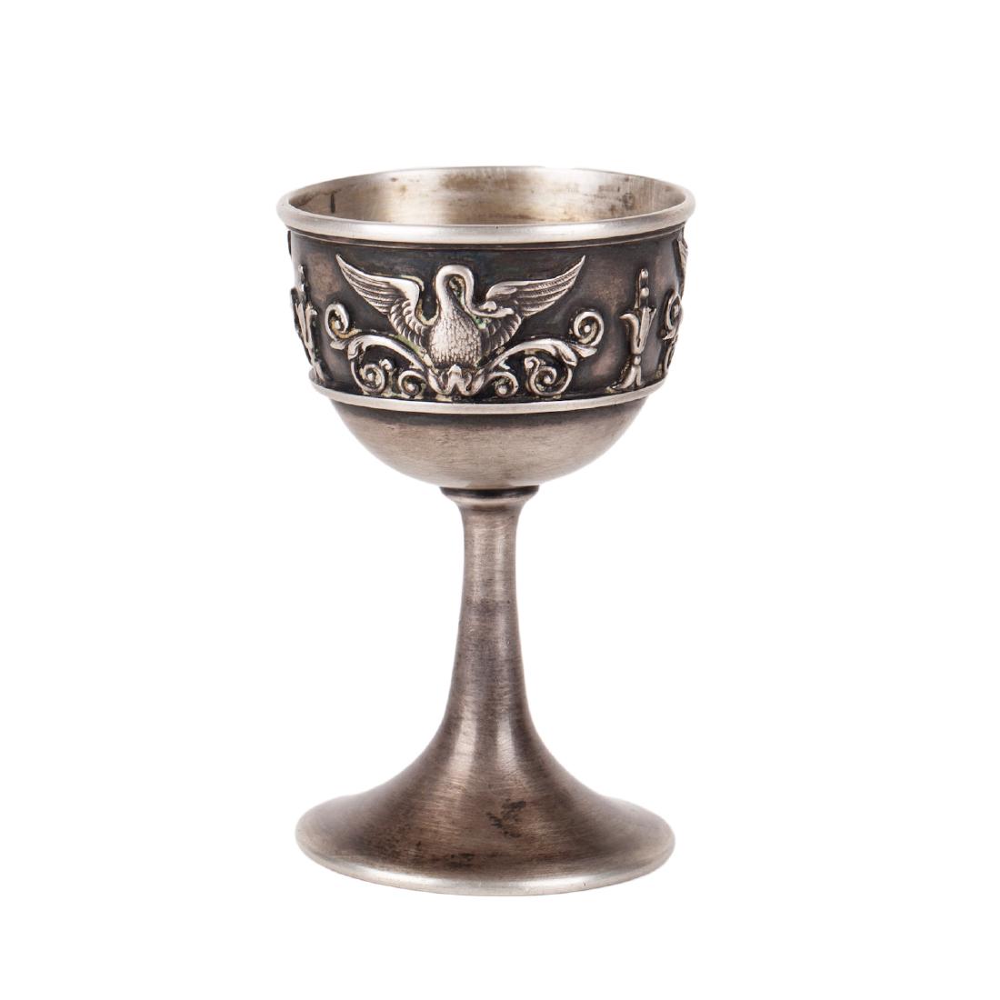 Faberge silver neoclassical beaker — image 1