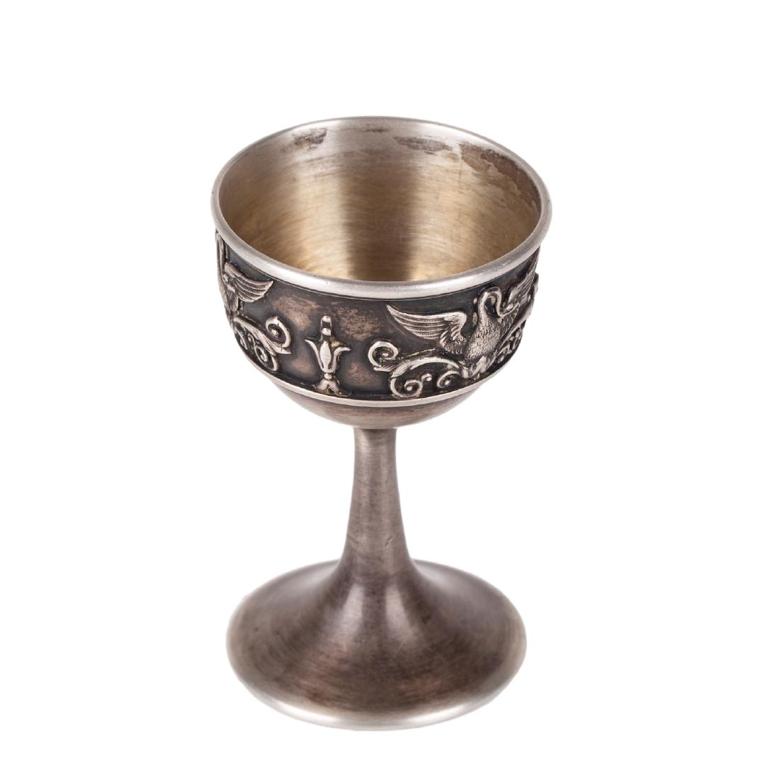 Faberge silver neoclassical beaker — image 2