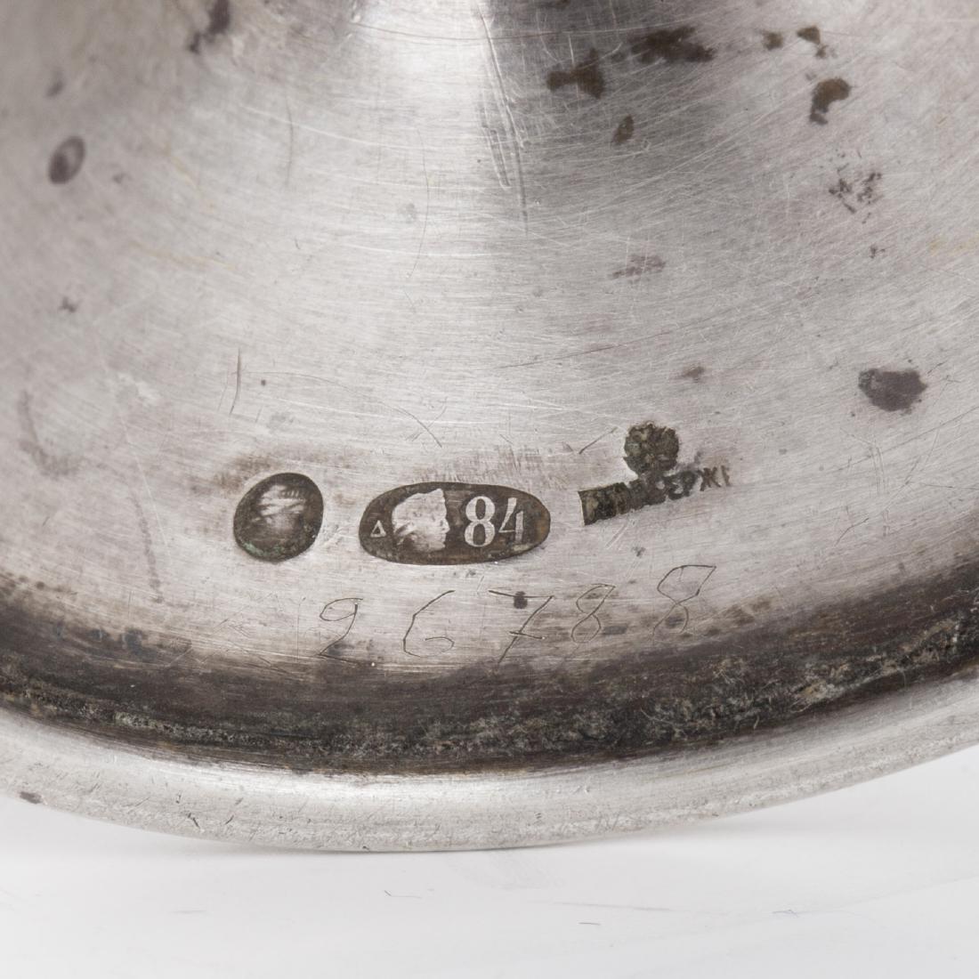 Faberge silver neoclassical beaker — image 4