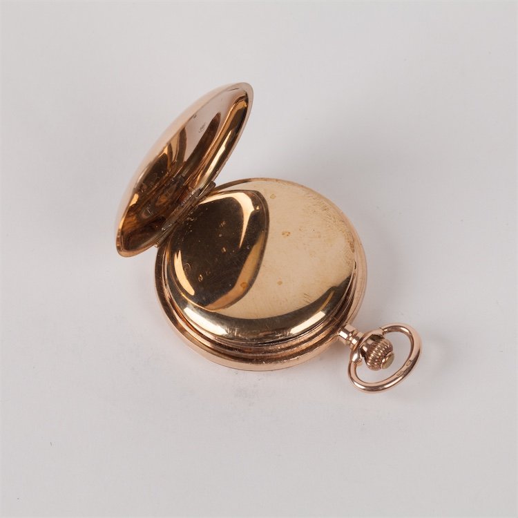 Gold pocket watch in box. — image 6