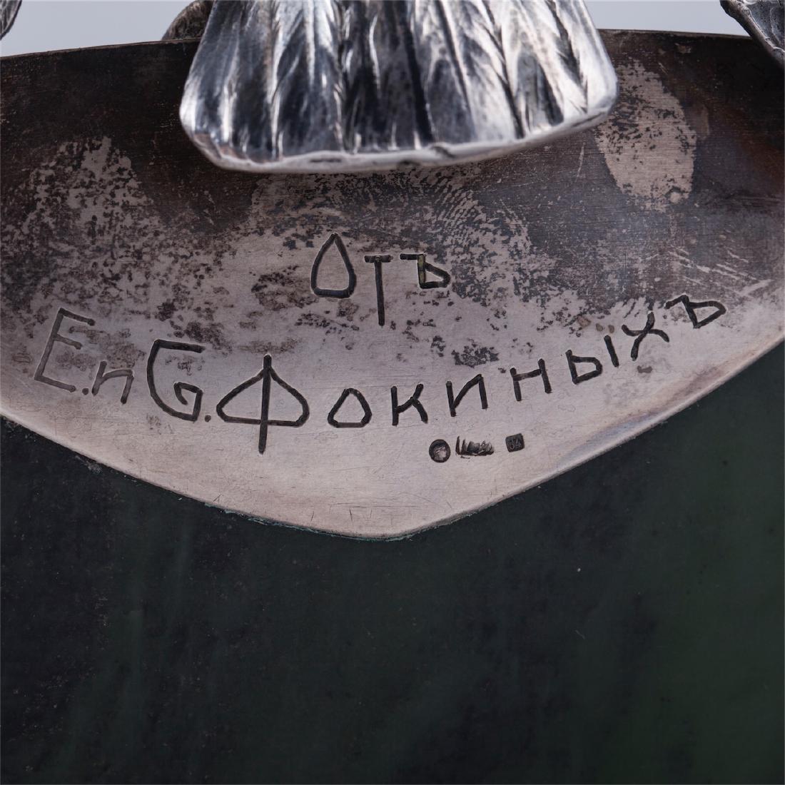 Silver and nephrite kovsh by M.Sokolovskiy — image 5
