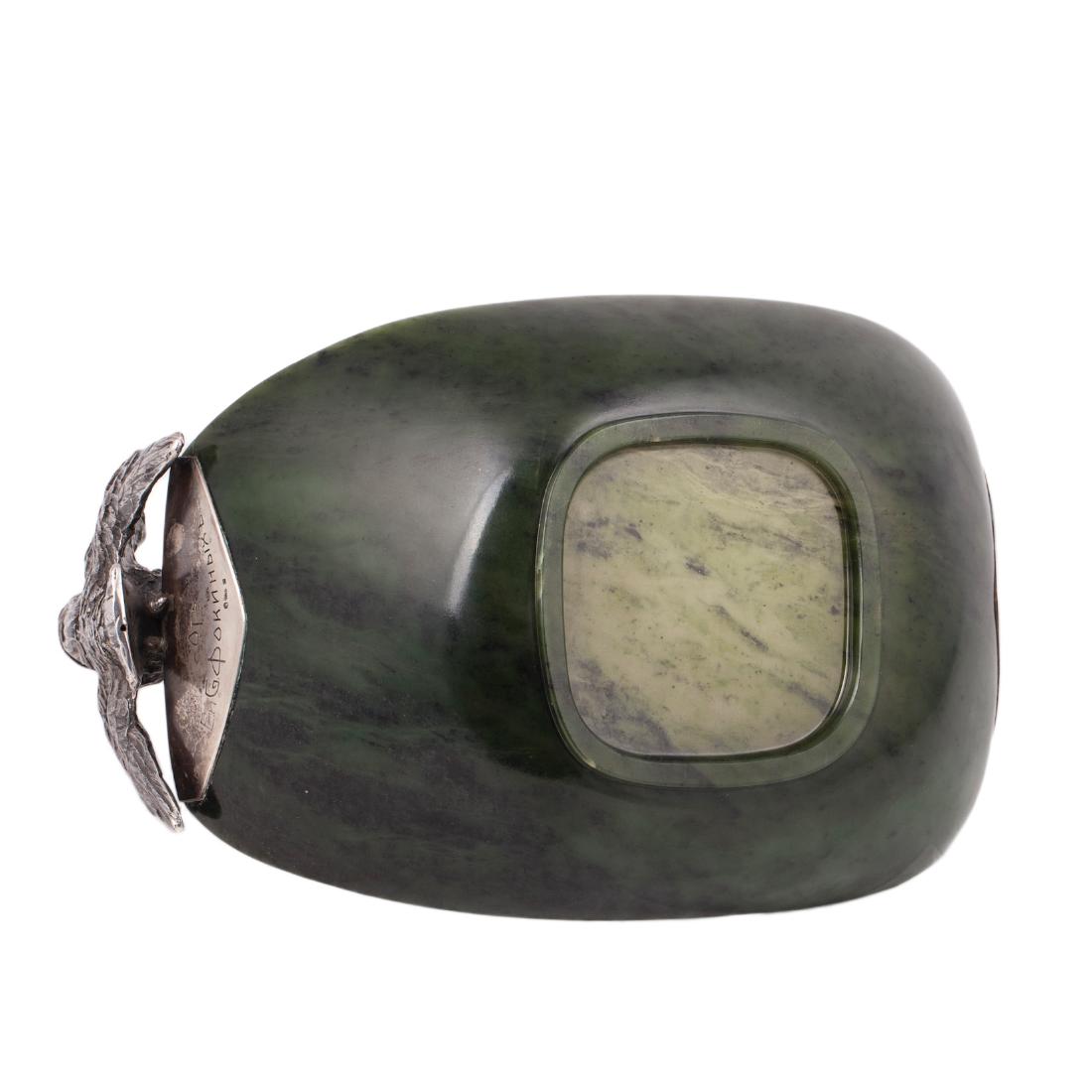 Silver and nephrite kovsh by M.Sokolovskiy — image 9
