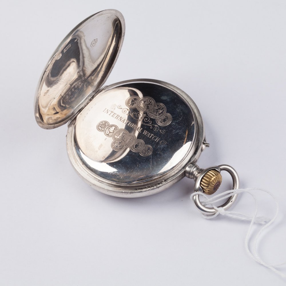 Silver pocket watch. — image 4