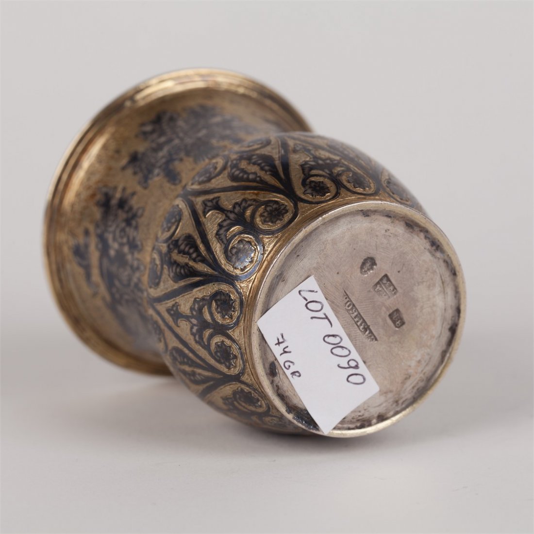 Beaker with floral decor. Moscow, 1834. — image 4