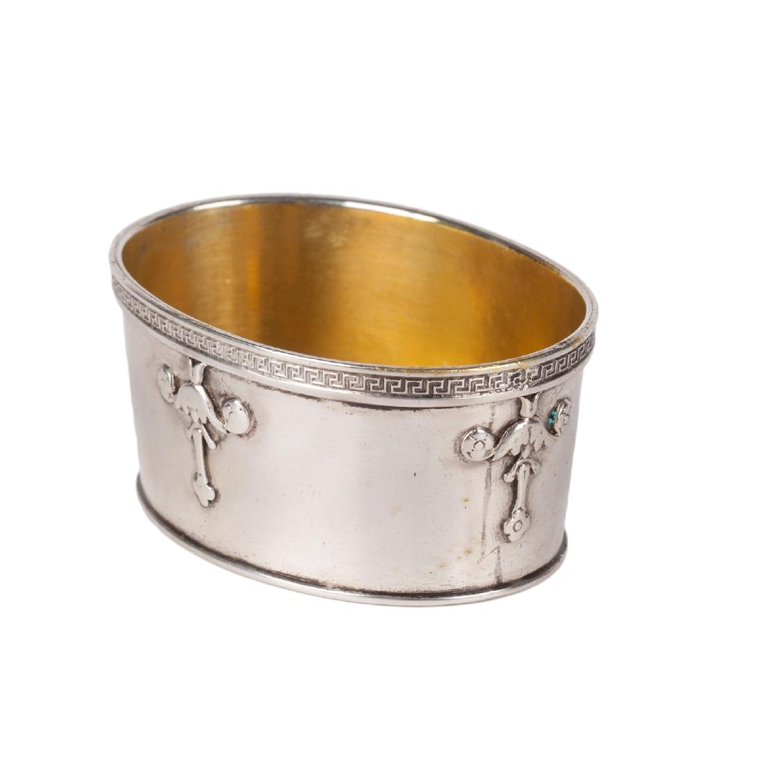 Faberge silver neoclassical beaker — image 2