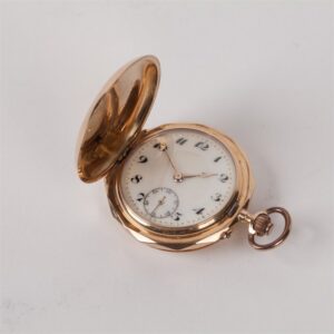 Gold pocket watch in box. — image 3