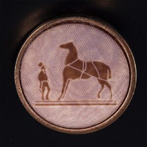 Hermes "Caleche" earclips, marked — image 2