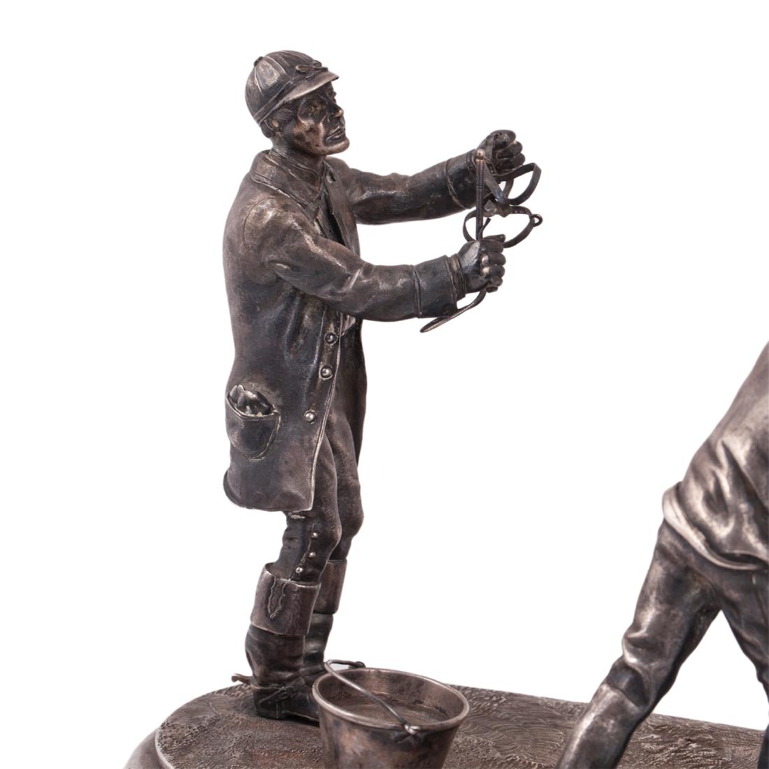 Impressive cast silver prize composition — image 2