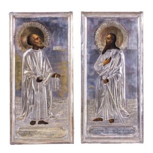 Pair of Icons of Saints Peter and Paul — image 1