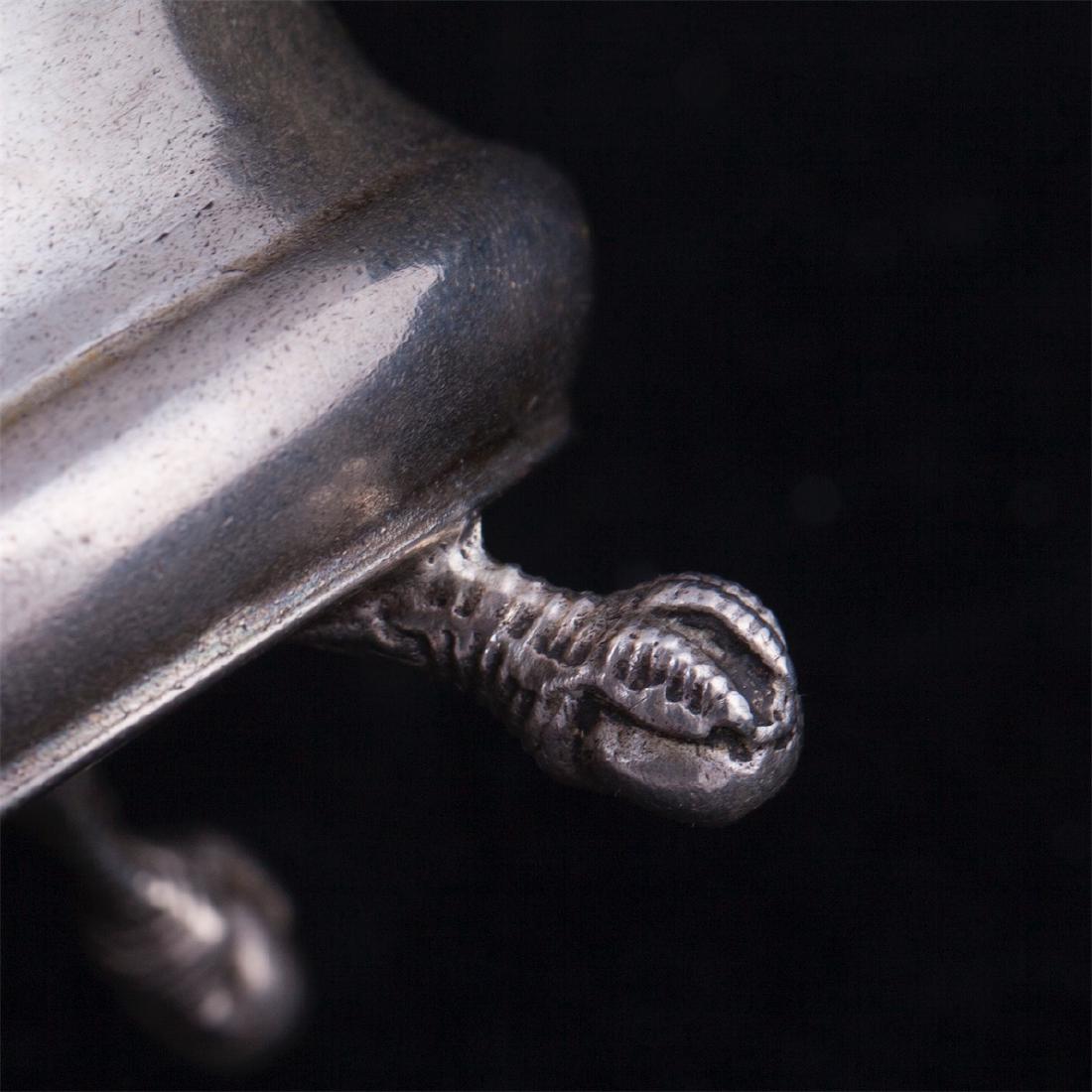 Russian salt cellar on feet. Faberge workshop. — image 5