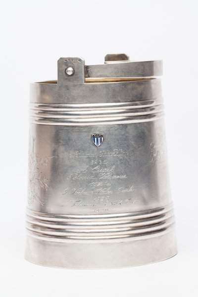 Russian silver bowl for punch — image 1
