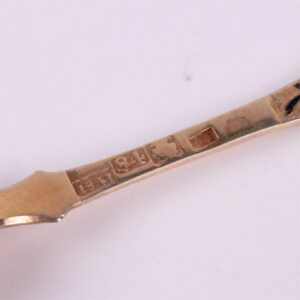 Silver spoon. Workshop of S.Sazikov (?). Moscow,1840y. — image 3