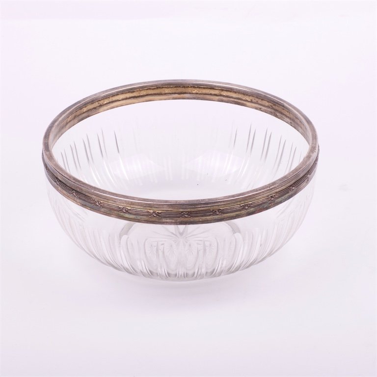 Vase. Silver, glass. French. — image 2
