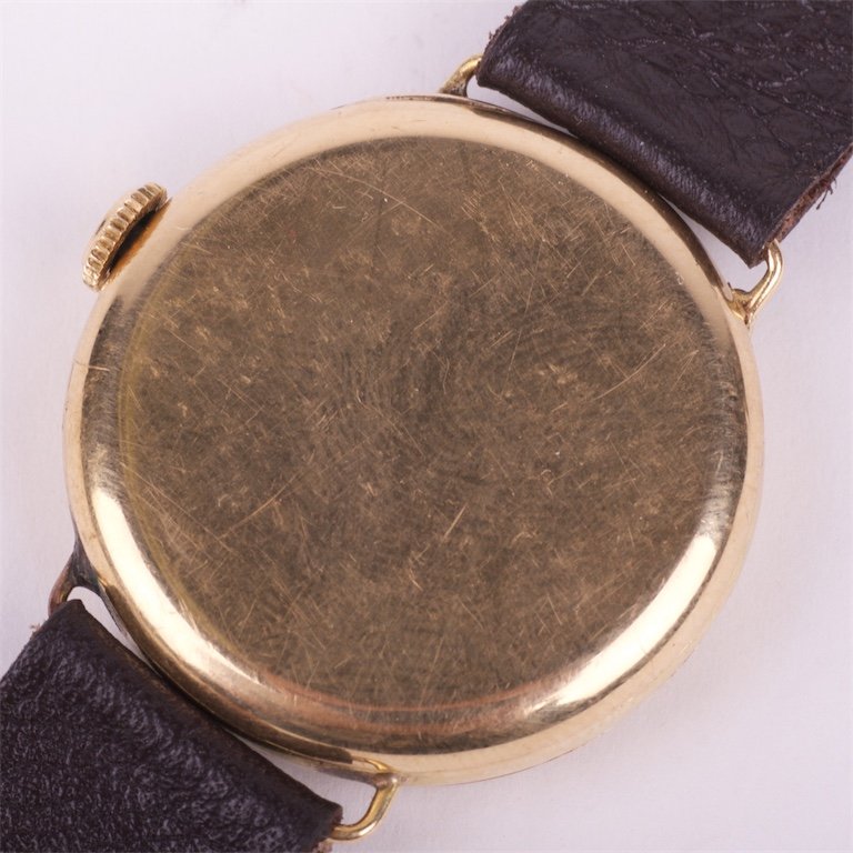 "Cyma" 18K gold men's wristwatch — image 4