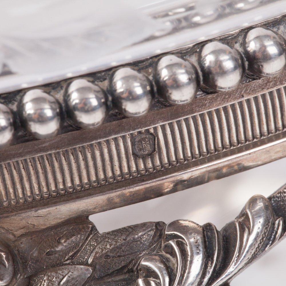 Fruit bowl. Silver. — image 4