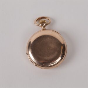 Gold pocket watch "Tissot and fils" with diamonds and — image 2