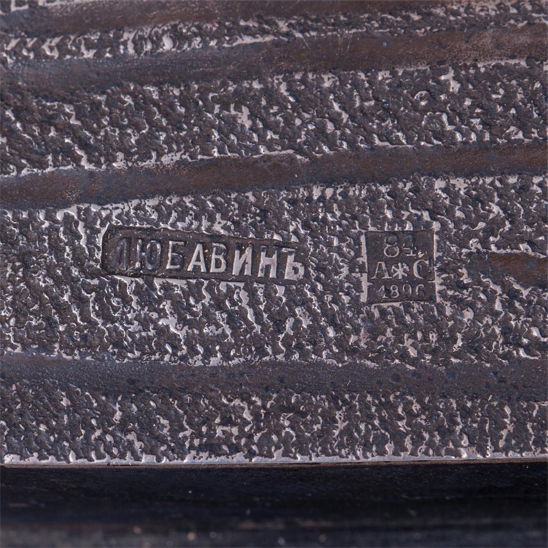 Rare cast silver cycling prize sculpture — image 6