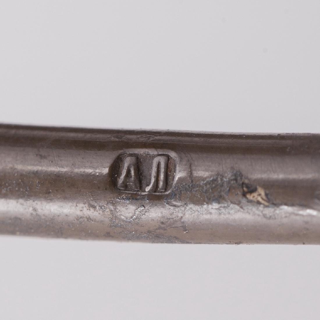 Rare cast silver cycling prize sculpture — image 9