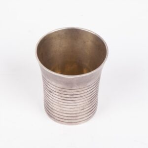Russian silver beaker with a coin incrust — image 2