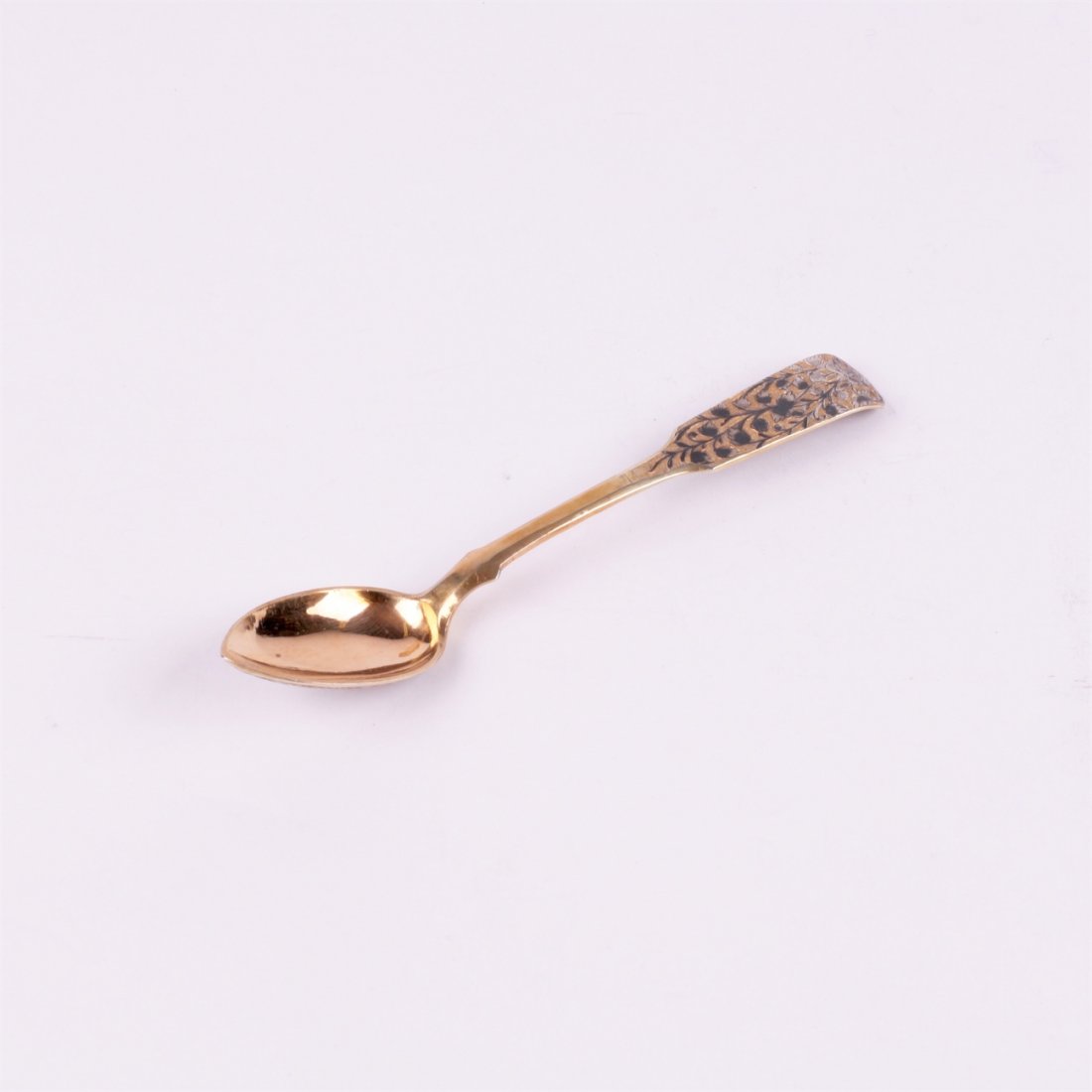 Silver spoon. Workshop of S.Sazikov (?). Moscow,1840y. — image 2