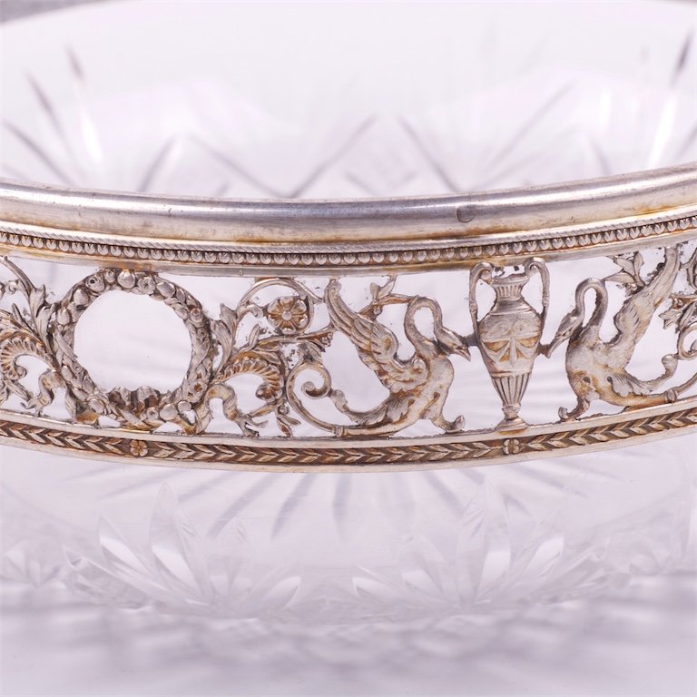 Vase. Silver, glass. French. — image 2