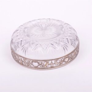 Vase. Silver, glass. French. — image 3