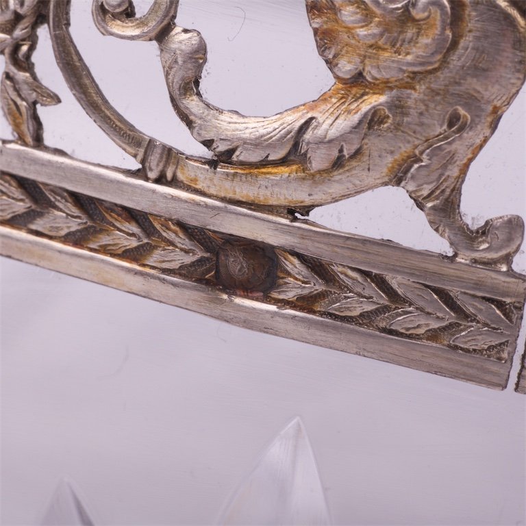 Vase. Silver, glass. French. — image 4