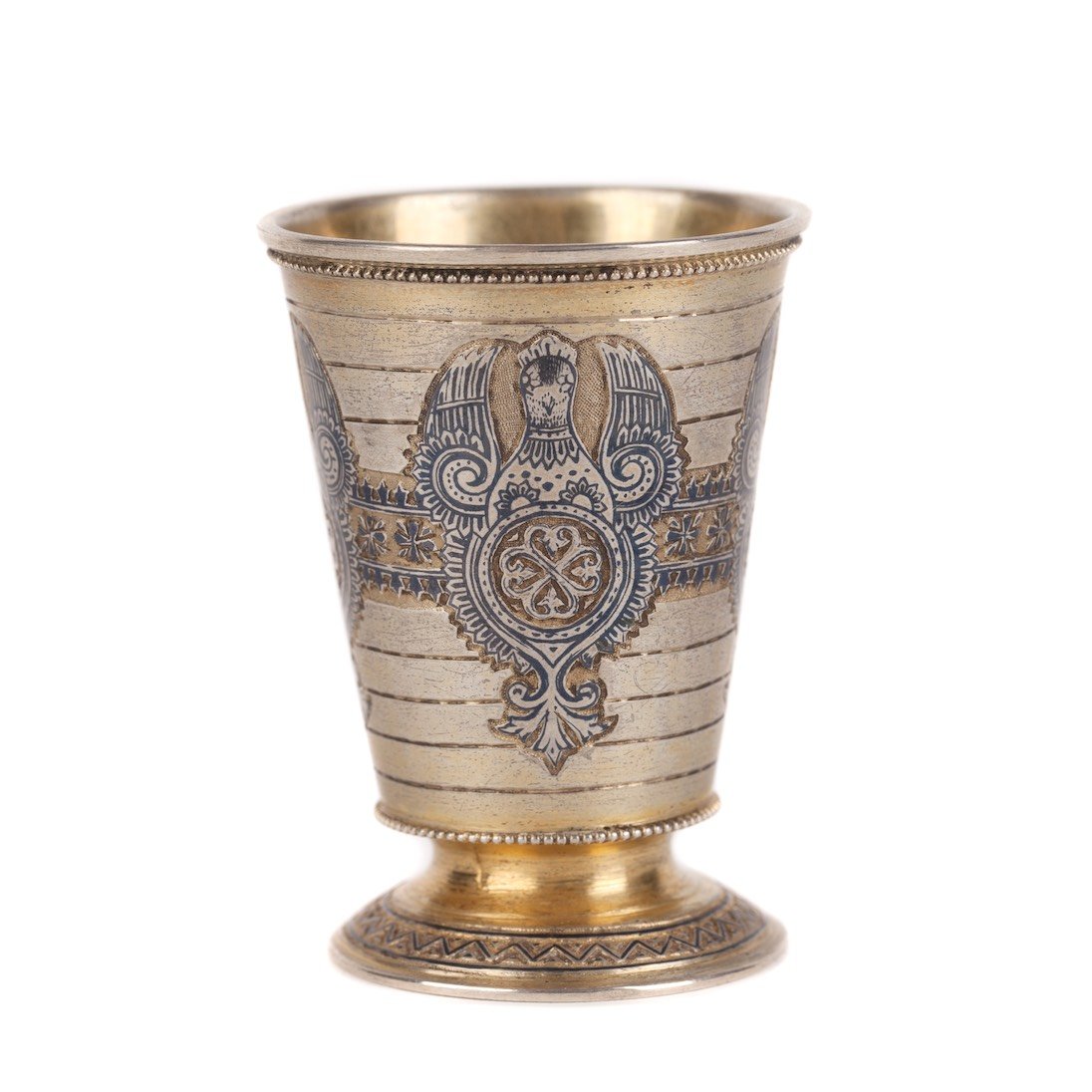 Beaker in "a la russe" style. Moscow, 1878. — image 1