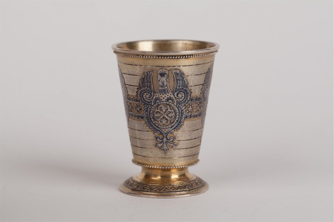 Beaker in "a la russe" style. Moscow, 1878. — image 3