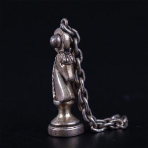 Rare Hermes silver keychain in the shape of chess — image 2