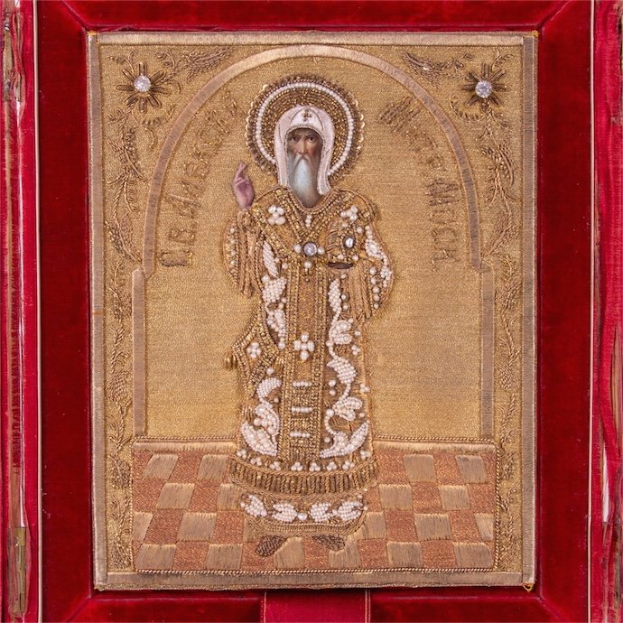 Russian Icon of Saint Alexey the Metropolitan of Moscow — image 2
