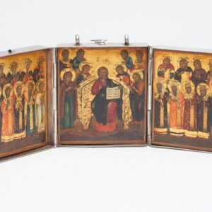 Russian tryptich “Deesis”, Yaroslavl, 1861. — image 1