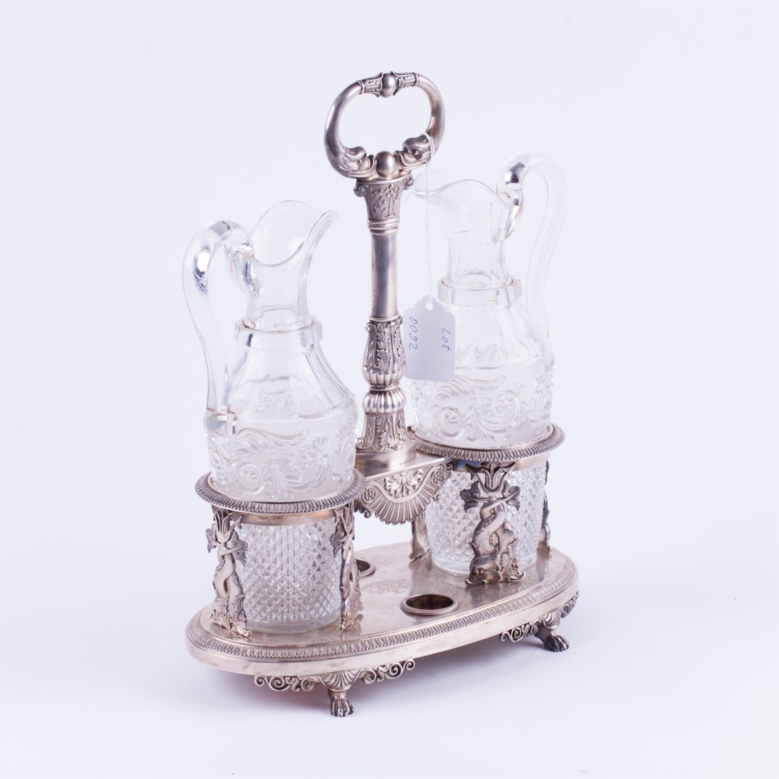 Silver cruet stand. — image 1